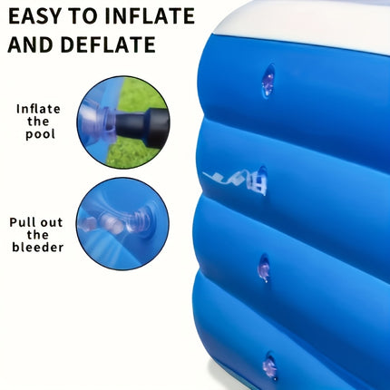 UNICORN Large Luxury Inflatable Swimming Pool Three-layer Structure for Indoor outdoor