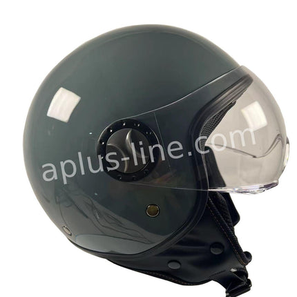 Scooter bromfiets zomerhelm jet helm vito loreto roof boxer maten xs s m l xl xxl | Scooterhelm