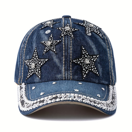 UNICORN Unisex Rhinestone Cowboy Baseball Cap