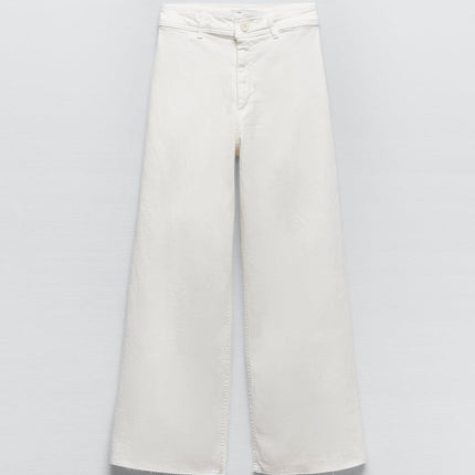 UNICORN Women's long jeans wide-leg high waist pink dark blue beige black white light blue blue xxs xs s m l xl xxl xxxl