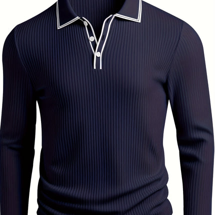 UNICORN Casual Long-Sleeve Polo Shirt with a Stylish Collar s m l xl xxl xxxl