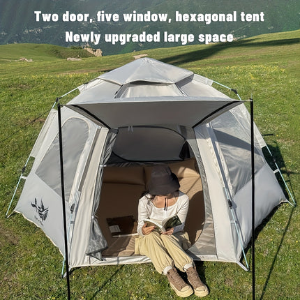 UNICORN Camping Hexagonal Tents, Automatic Quick Opening