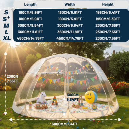 UNICORN Pop-Up 360 View Bubble Tent All-Weather Windproof