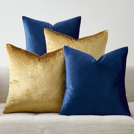 UNICORN Set of 4 Luxurious Velvet Pillow Covers Measuring 40.40 cm to 60.60 cm