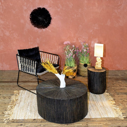 UNICORN Side table black 33x33x43 cm