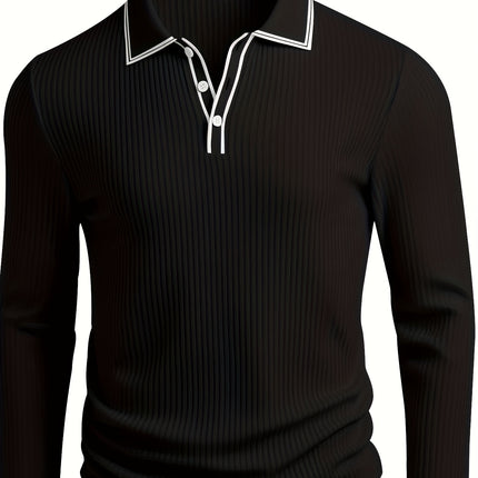 UNICORN Casual Long-Sleeve Polo Shirt with a Stylish Collar s m l xl xxl xxxl