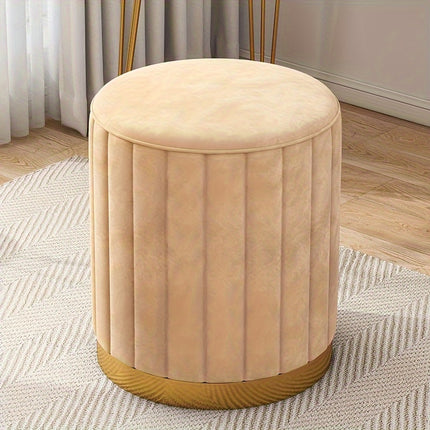 UNICORN Light Luxury Round Makeup Stool, Bedroom Internet Celebrity Sofa Chair