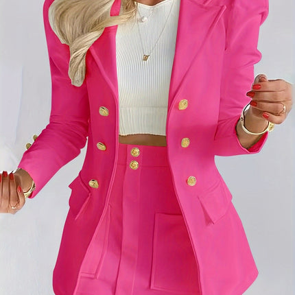 UNICORN Women'S Fashion Solid Color Casual Suit Commuter Suit xs s m l xl xxl