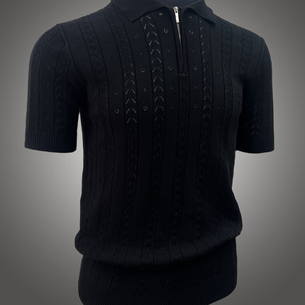 UNICORN Casual Men'S Top with a Polo Collar Knitted Sweater xs s m l xl xxl