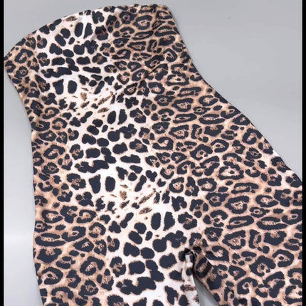 UNICORN Leopard Print Jumpsuit for Women, Sexy and Elegant with Open Back s m l xl