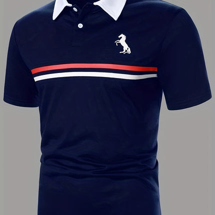 UNICORN Men's Fashion Casual Short Sleeve Printed Shirt