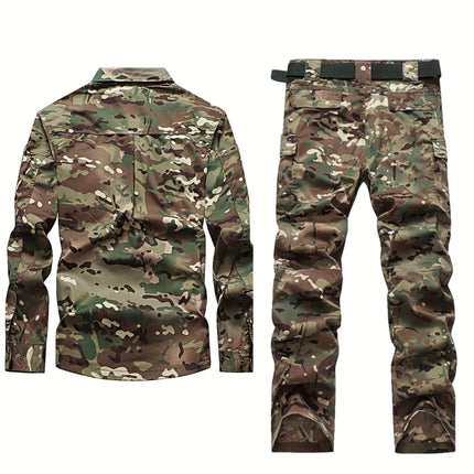 UNICORN Long-sleeve Camouflage Training Suit, Outdoor Tactical Jumpsuit xs s m l xl xxl