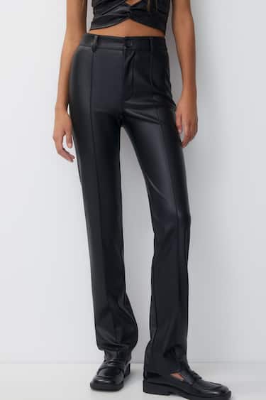 UNICORN Women's trousers faux leather black xs s m l xl