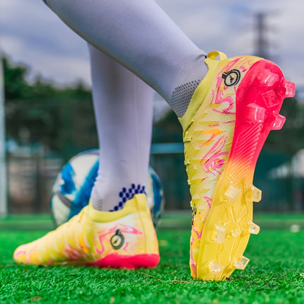 UNICORN Men'S Lightweight High-Top Football Cleats Breathable Synthetic Upper