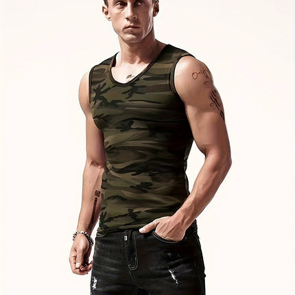 UNICORN Camouflage Military Uniform Men Casual Sports Vest xs s m l