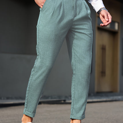 UNICORN Casual Fashion Versatile Suit with Pleated Long Pants s m l xl xxl