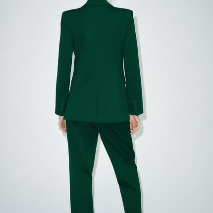 UNICORN Women's suit costume dark green trousers blazer xs s m l xl xxl