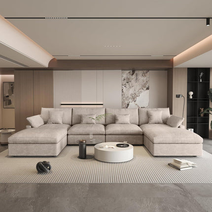 UNICORN Cloud Couch Modular Sofa 4.06meter U-Shaped White Black Gray Khaki