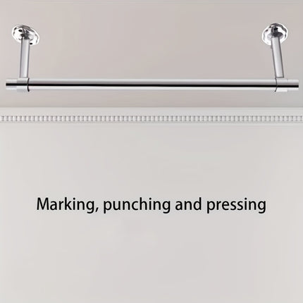 UNICORN Adjustable Metal Drying Rack, Freestanding Garment Hanging Pole for Balcony