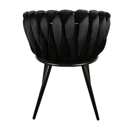 UNICORN bucket chair wave black set of 2