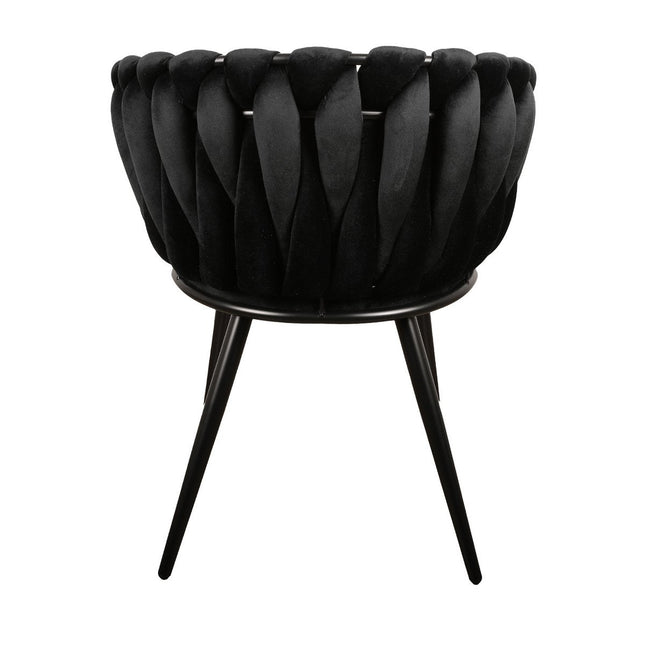 UNICORN bucket chair wave black set of 2