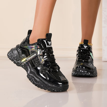 UNICORN Women's Casual Sneakers Platform Wedge Height-Increasing Dad Shoes