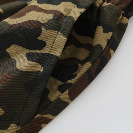 UNICORN Men's Drawstring Spring/Autumn Pure Cotton Camouflage Casual Pants xs s m l xl xxl