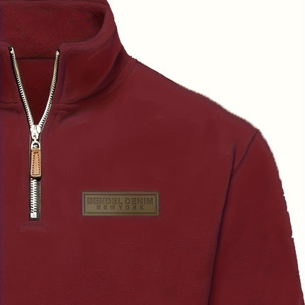 UNICORN Men's Sweatshirt with Stand-Up Collar, Half-Zip, Long Sleeves s m l xl xxl