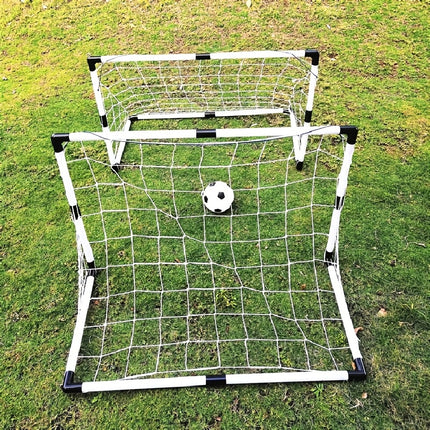 UNICORN 2pcs 92cm Double Football Goal Portable Indoor and Outdoor Sports Equipment