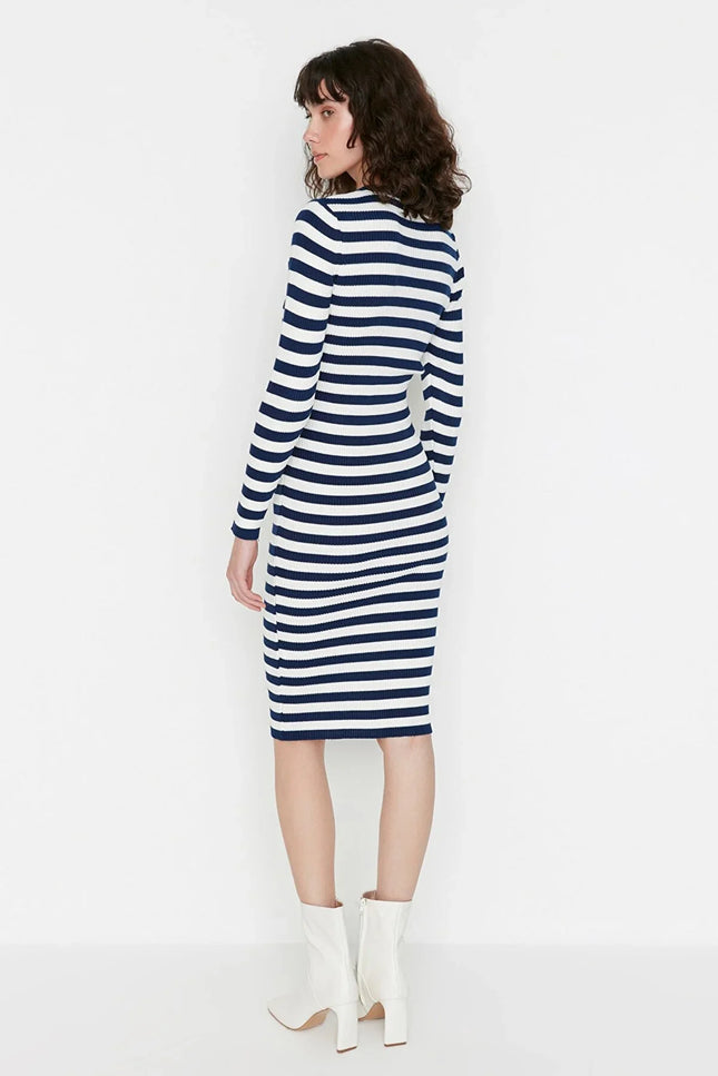 UNICORN Women's dress striped blue mint green pink s m l