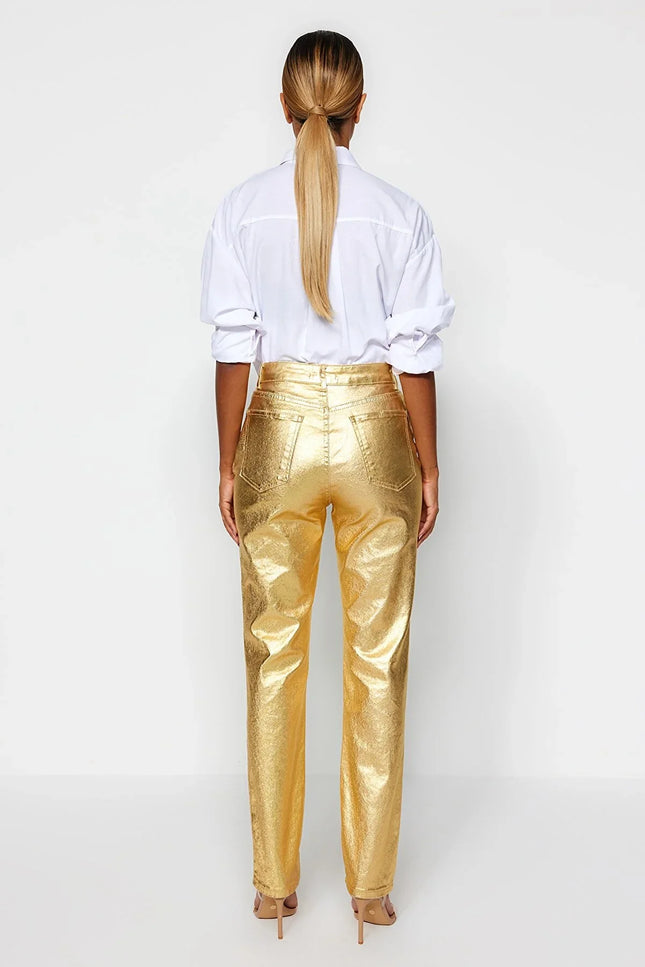 UNICORN Women's trousers gold silver xxs xs s m l xl