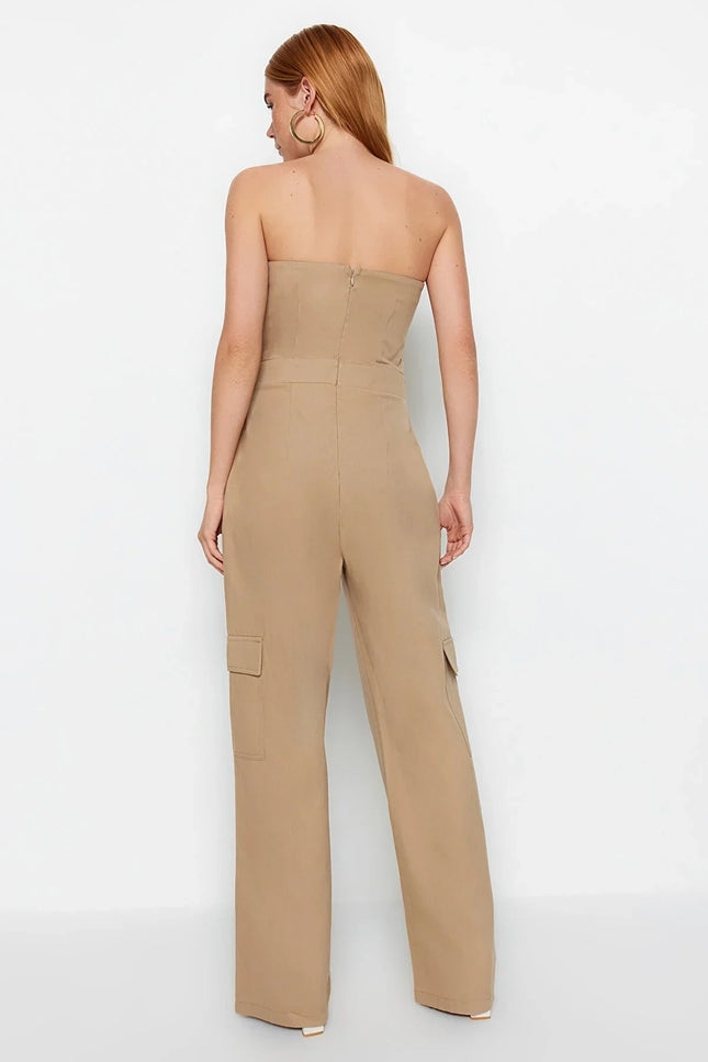 UNICORN Women's jumpsuit beige black xs s m l xl
