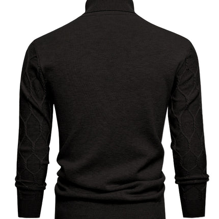 UNICORN Turtleneck Sweater Men'S Thick Warm Knit Top Design Quality Top s m l xl xxl