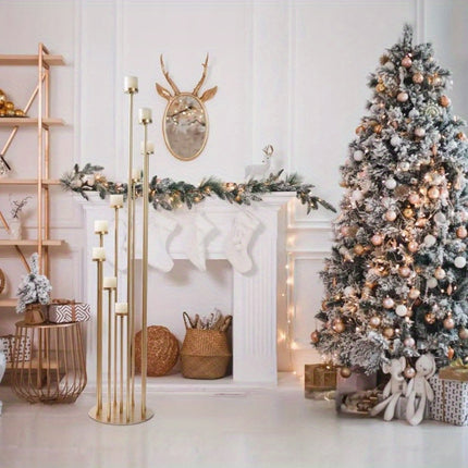 UNICORN 9-Arm Candlestick Floor Lamp Golden