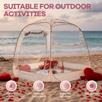 UNICORN Pop-Up 360 View Bubble Tent All-Weather Windproof