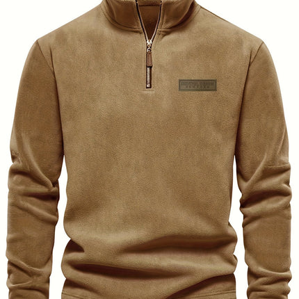 UNICORN Men's Sweatshirt with Stand-Up Collar, Half-Zip, Long Sleeves s m l xl xxl