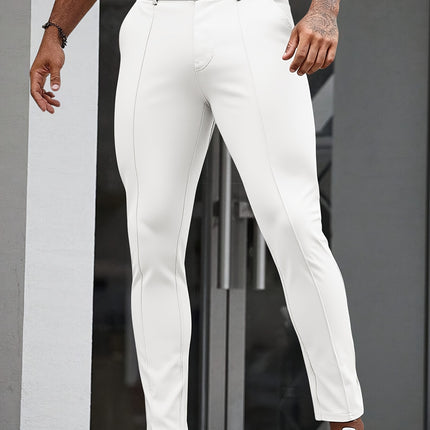 UNICORN Casual Versatile Pants Stretch Comfort Light Business Tapered Leg s m l xl xxl