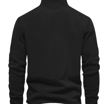 UNICORN Fleece Sweatshirt with Long Sleeves And Quarter-Zip s m l xl xxl xxxl