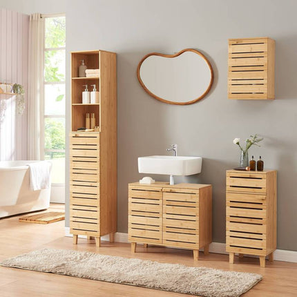 UNICORN Bathroom Cabinet Epind Mid Cabinet 75 x 33 x 30 cm Bamboo Natural