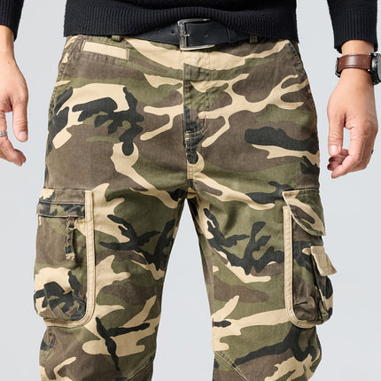 UNICORN Men Street Style Multi-Pocket Camouflage Cargo Pants s m l xl xxl