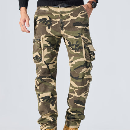 UNICORN Men Street Style Multi-Pocket Camouflage Cargo Pants s m l xl xxl