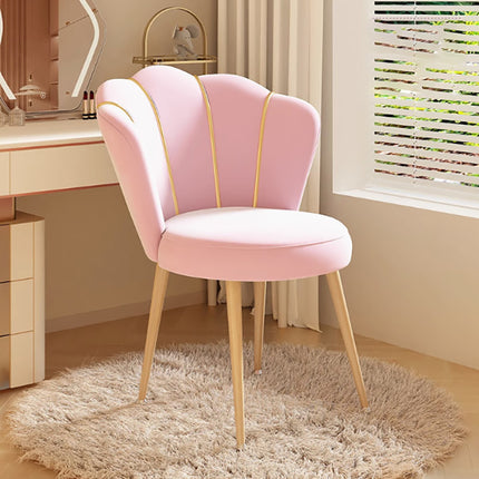 UNICORN Elegant Dressing Chair with Wooden Legs green grey
