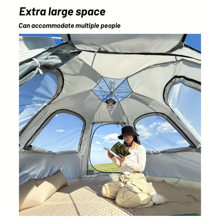 UNICORN Camping Hexagonal Tents, Automatic Quick Opening