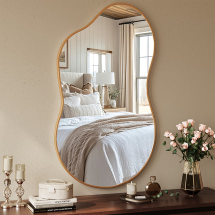 UNICORN Wall-Mounted Mirror, Made of Tempered Glass with an Aluminum Frame