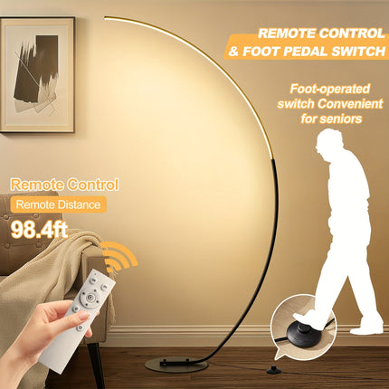 UNICORN 165cm Arc Floor Lamp, 3000K/4500K/6000K Dimmable Reading Lamp