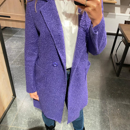 UNICORN Women's long coat purple s
