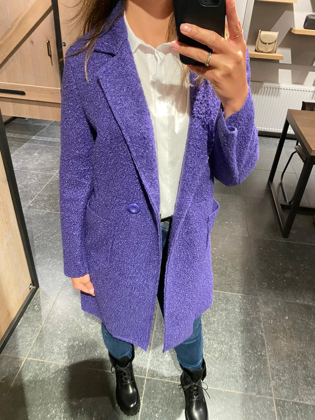 UNICORN Women's long coat purple s