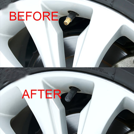 UNICORN Black PE Tire Valve Cap Set: Durable And Versatile for Car, SUV, Bike, Truck