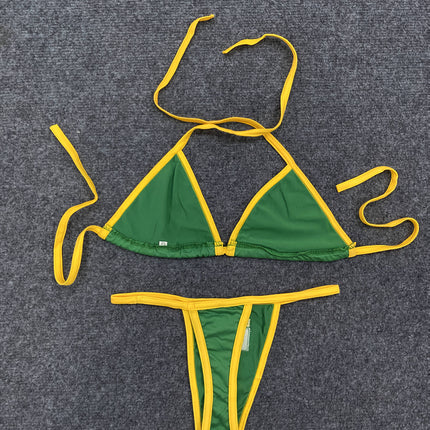 UNICORN Embroidered Bikini with Letter Patches, Fashionable Sexy Women's s m l xl