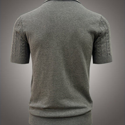 UNICORN Casual Men'S Top with a Polo Collar Knitted Sweater xs s m l xl xxl
